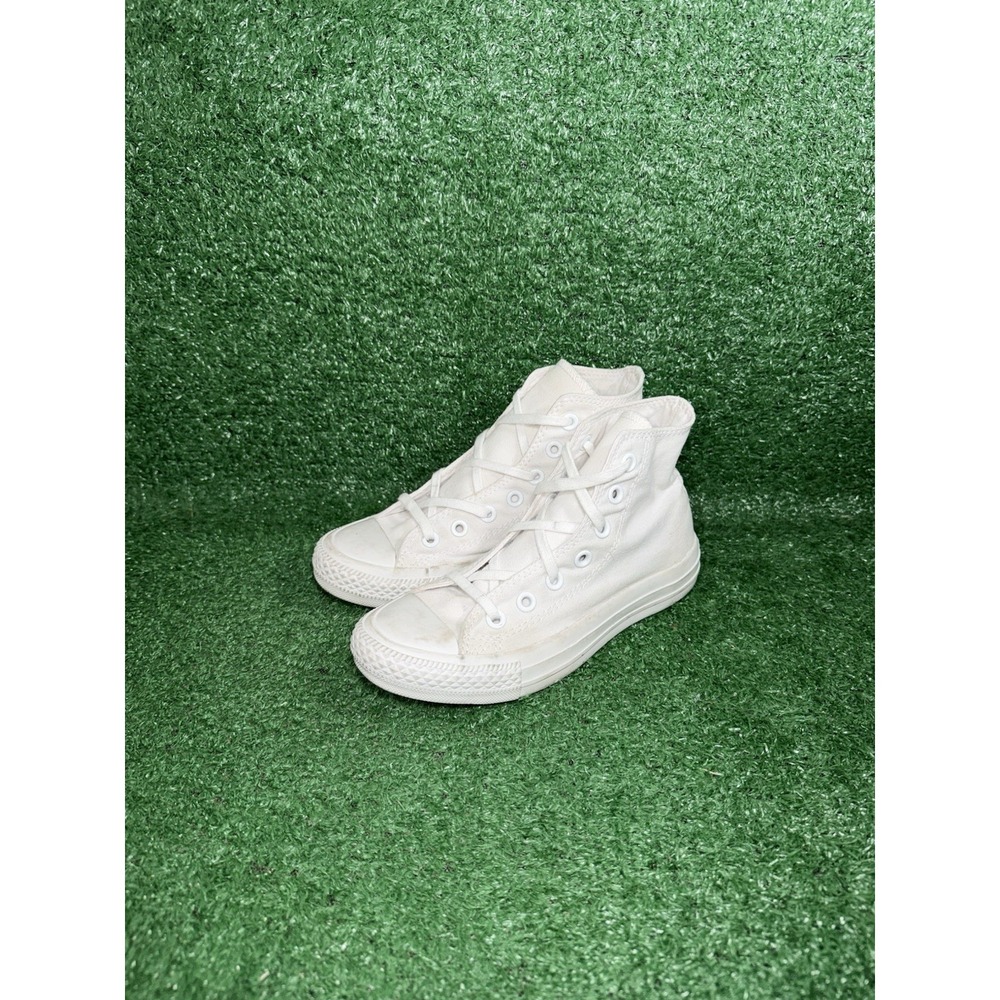 Converse Shoes Women Size 5.5 Chuck Taylor All Star High Top White Skate Sneaker - Picture 6 of 11